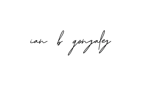 Handwritten Signature for Ian-b-gonzalez - Style 139 Online