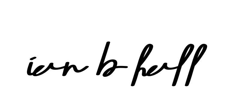 Handwritten Signature for Ian-b-hall - Style 135 Online