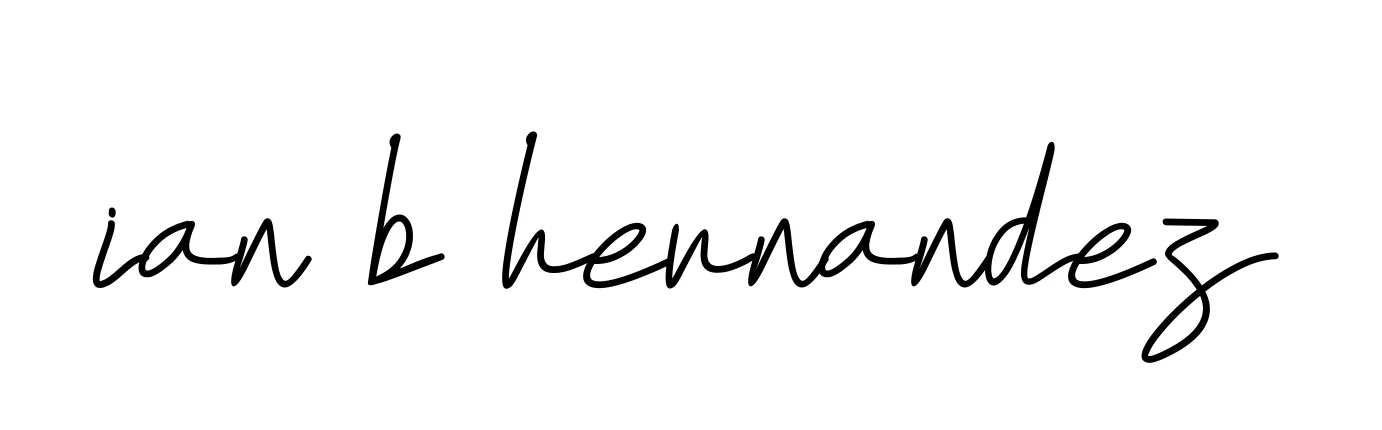 Handwritten Signature for Ian-b-hernandez - Style 155 Online