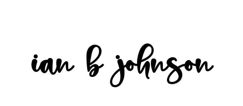 Handwritten Signature for Ian-b-johnson - Style 136 Online