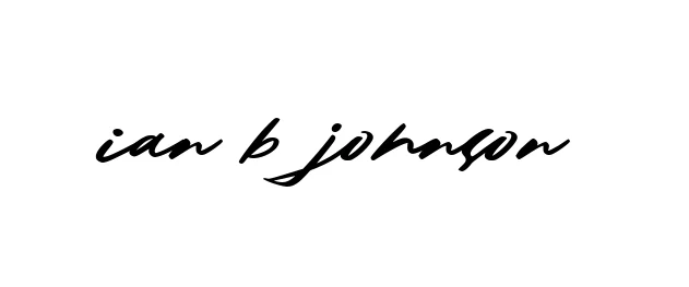 Handwritten Signature for Ian-b-johnson - Style 140 Online