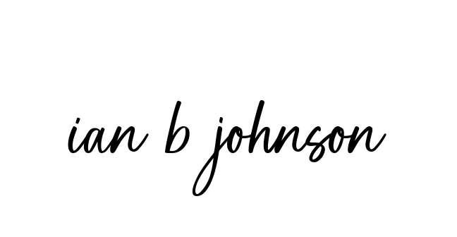 Handwritten Signature for Ian-b-johnson - Style 142 Online