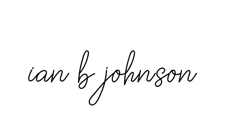 Handwritten Signature for Ian-b-johnson - Style 145 Online
