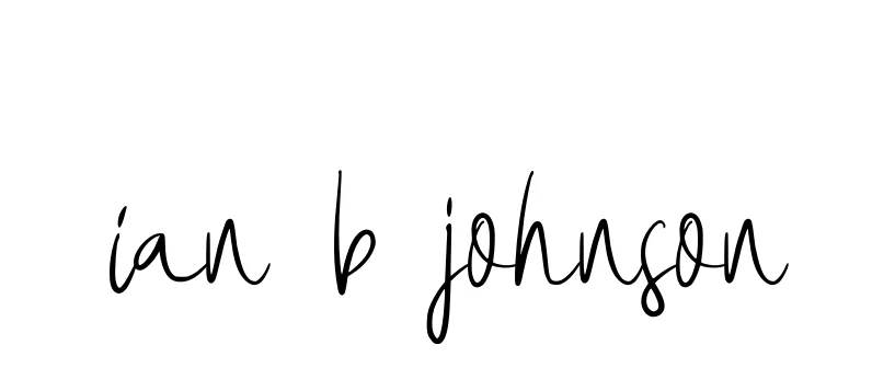 Handwritten Signature for Ian-b-johnson - Style 146 Online