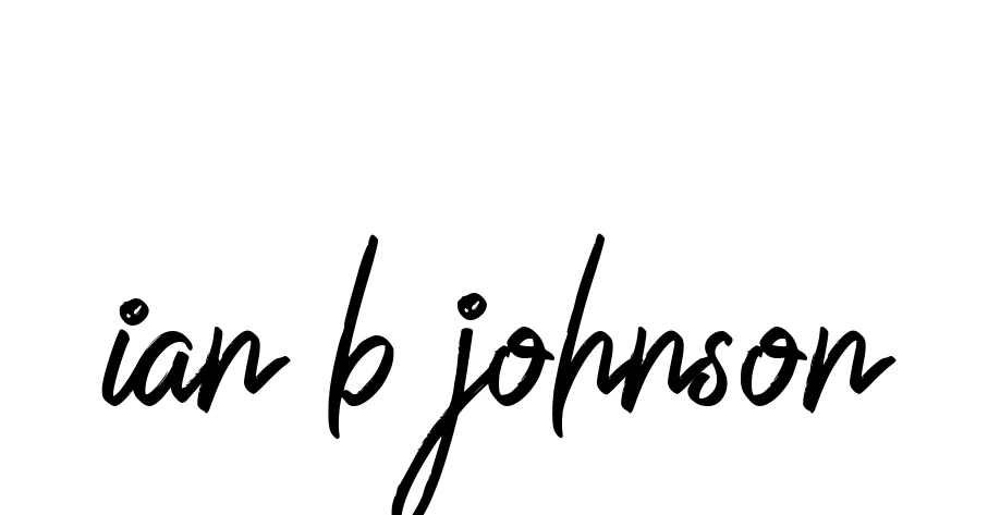 Handwritten Signature for Ian-b-johnson - Style 149 Online