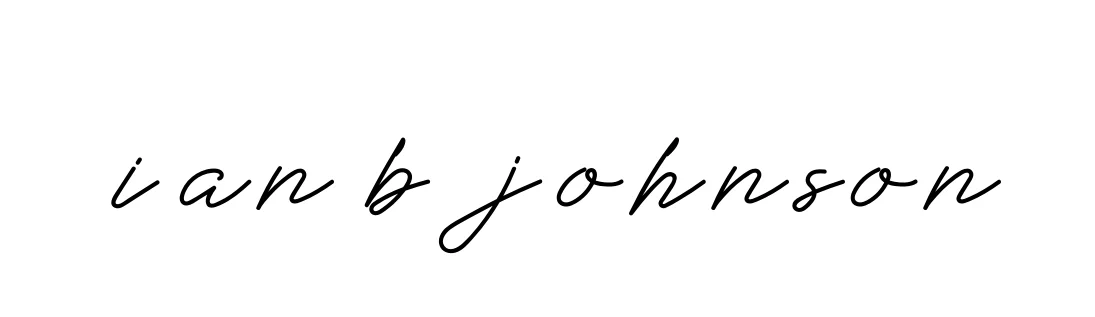 Handwritten Signature for Ian-b-johnson - Style 152 Online