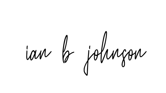 Handwritten Signature for Ian-b-johnson - Style 154 Online