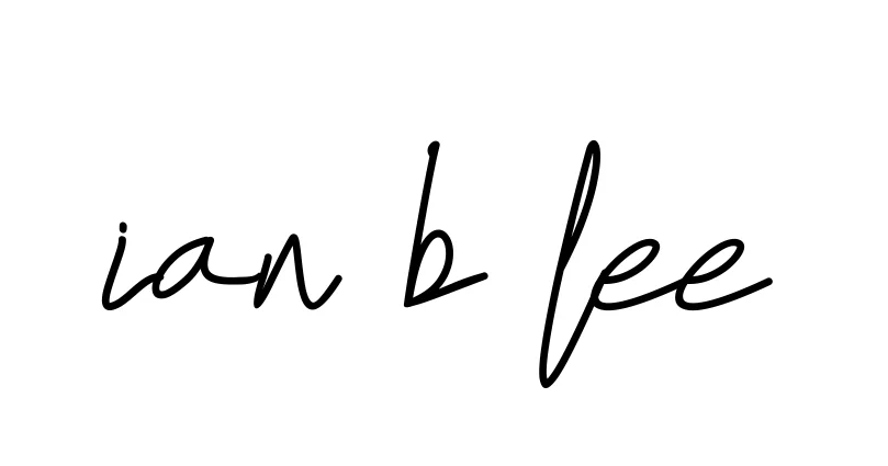 Handwritten Signature for Ian-b-lee - Style 155 Online