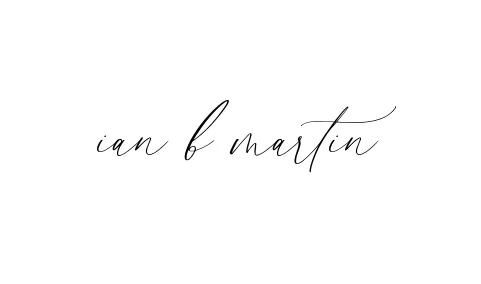 Handwritten Signature for Ian-b-martin - Style 134 Online