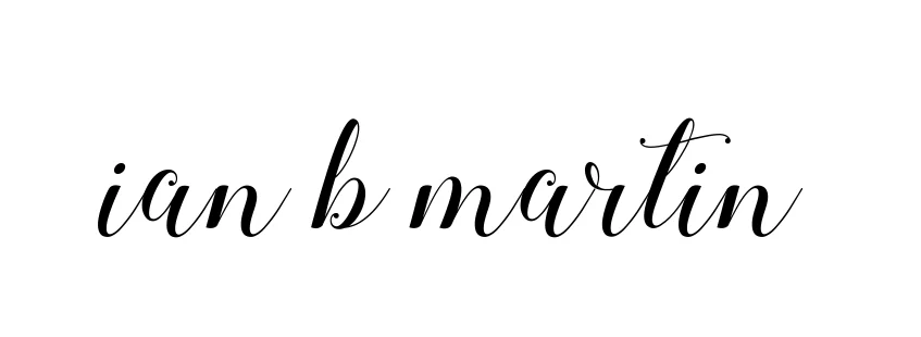 Handwritten Signature for Ian-b-martin - Style 144 Online