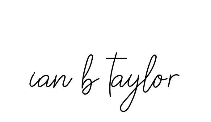 Handwritten Signature for Ian-b-taylor - Style 145 Online