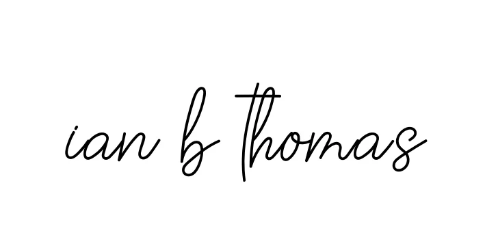 Handwritten Signature for Ian-b-thomas - Style 145 Online