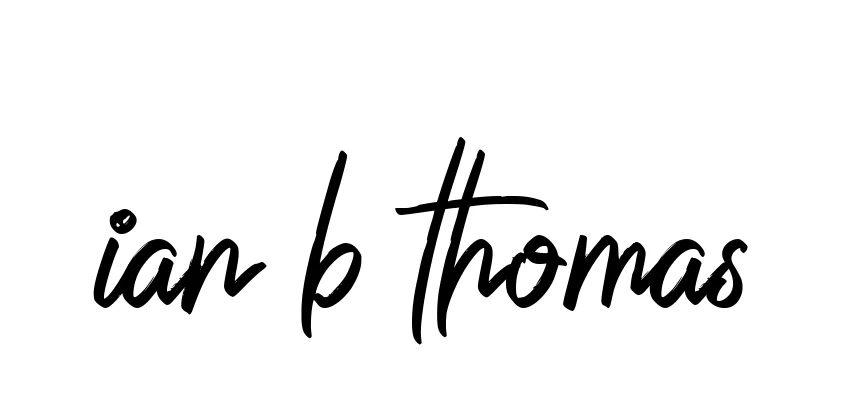 Handwritten Signature for Ian-b-thomas - Style 149 Online