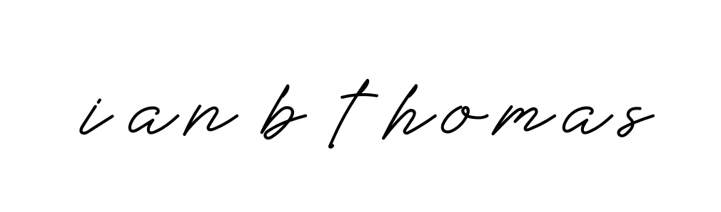 Handwritten Signature for Ian-b-thomas - Style 152 Online