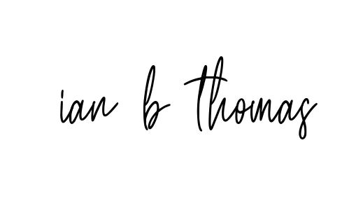 Handwritten Signature for Ian-b-thomas - Style 154 Online