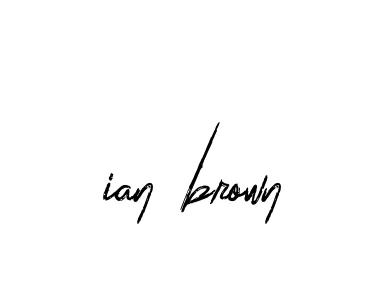 Handwritten Signature for Ian-brown - Style 133 Online