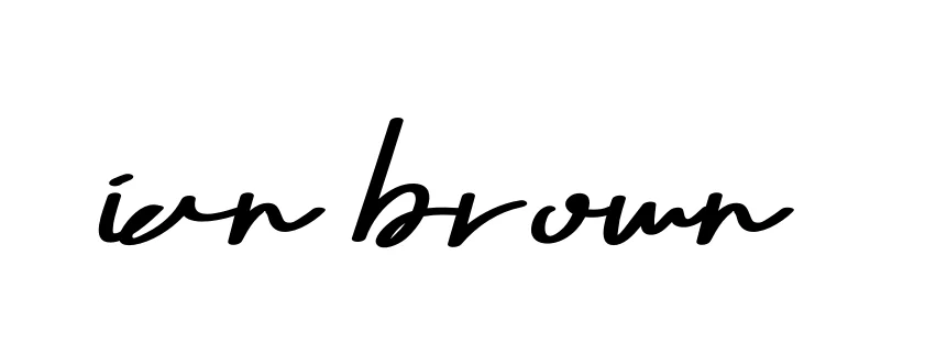 Handwritten Signature for Ian-brown - Style 135 Online