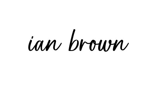Handwritten Signature for Ian-brown - Style 142 Online