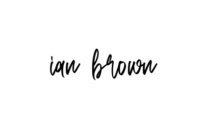 Handwritten Signature for Ian-brown - Style 143 Online