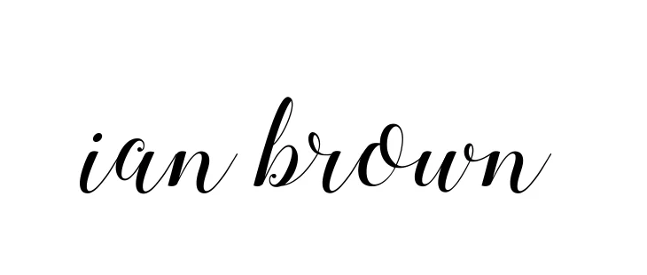 Handwritten Signature for Ian-brown - Style 144 Online
