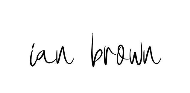 Handwritten Signature for Ian-brown - Style 146 Online