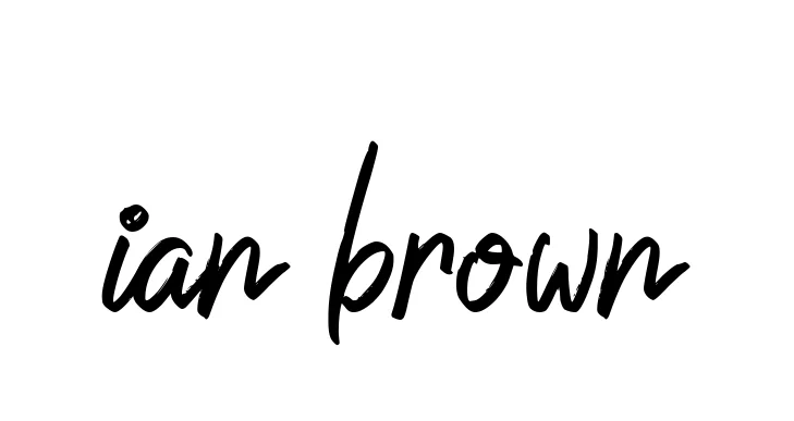Handwritten Signature for Ian-brown - Style 149 Online