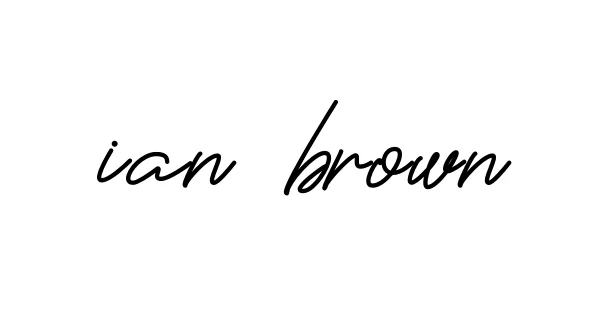 Handwritten Signature for Ian-brown - Style 150 Online