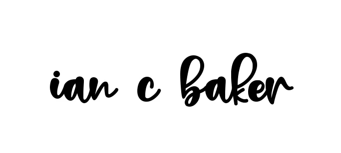 Handwritten Signature for Ian-c-baker - Style 136 Online