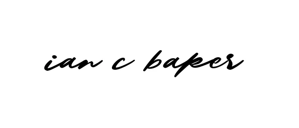 Handwritten Signature for Ian-c-baker - Style 140 Online