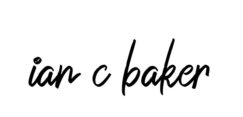 Handwritten Signature for Ian-c-baker - Style 149 Online