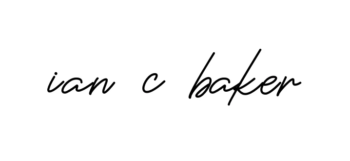 Handwritten Signature for Ian-c-baker - Style 150 Online