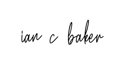 Handwritten Signature for Ian-c-baker - Style 154 Online