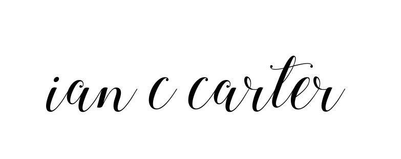 Handwritten Signature for Ian-c-carter - Style 144 Online