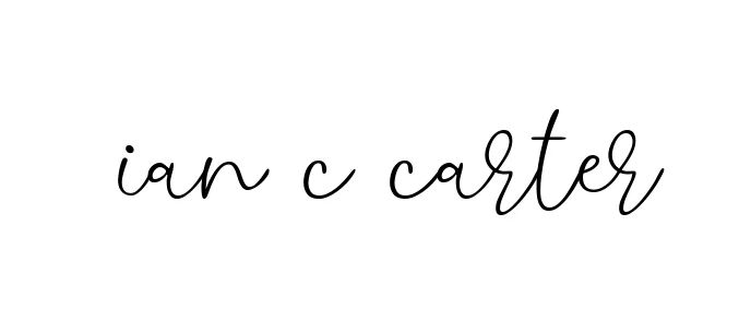 Handwritten Signature for Ian-c-carter - Style 147 Online