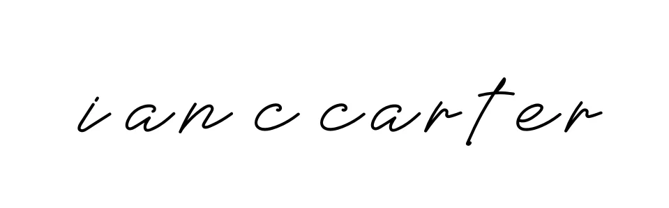 Handwritten Signature for Ian-c-carter - Style 152 Online