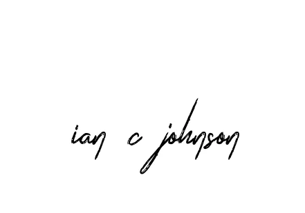 Handwritten Signature for Ian-c-johnson - Style 133 Online