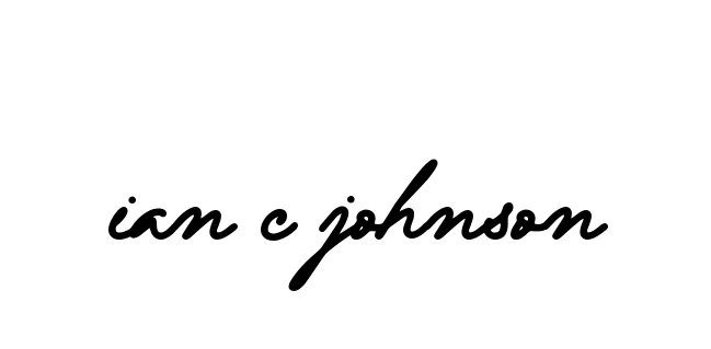 Handwritten Signature for Ian-c-johnson - Style 137 Online