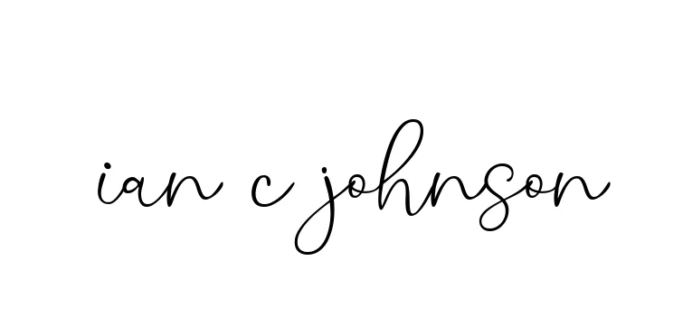 Handwritten Signature for Ian-c-johnson - Style 147 Online
