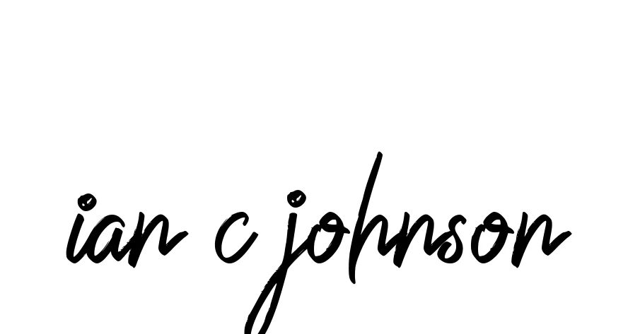 Handwritten Signature for Ian-c-johnson - Style 149 Online
