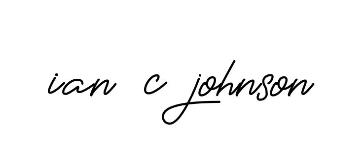 Handwritten Signature for Ian-c-johnson - Style 150 Online