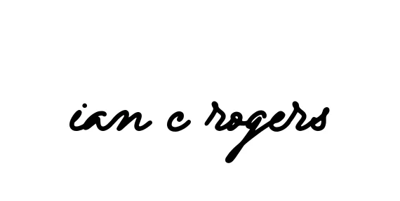 Handwritten Signature for Ian-c-rogers - Style 137 Online