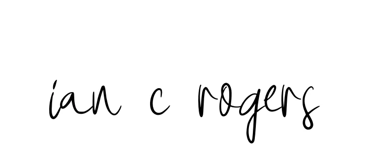 Handwritten Signature for Ian-c-rogers - Style 146 Online