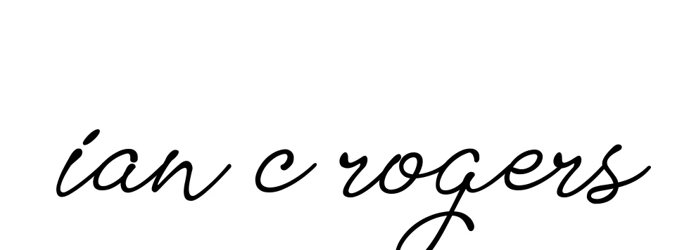 Handwritten Signature for Ian-c-rogers - Style 151 Online