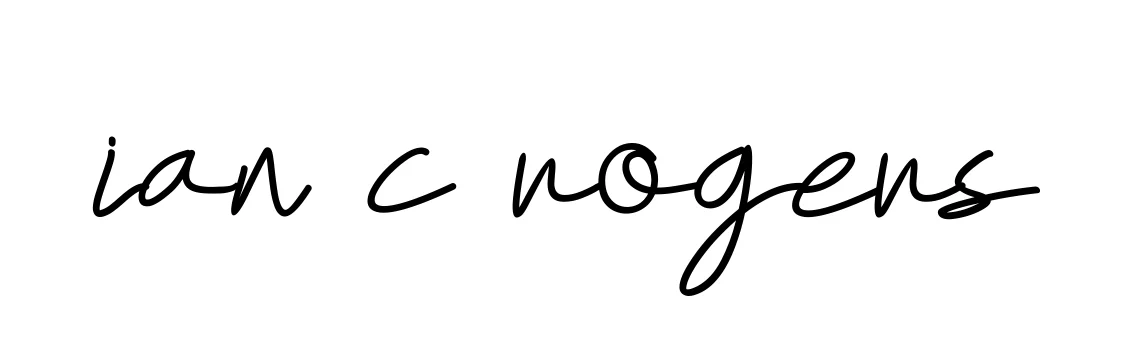 Handwritten Signature for Ian-c-rogers - Style 155 Online