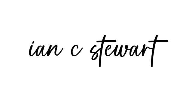 Handwritten Signature for Ian-c-stewart - Style 142 Online