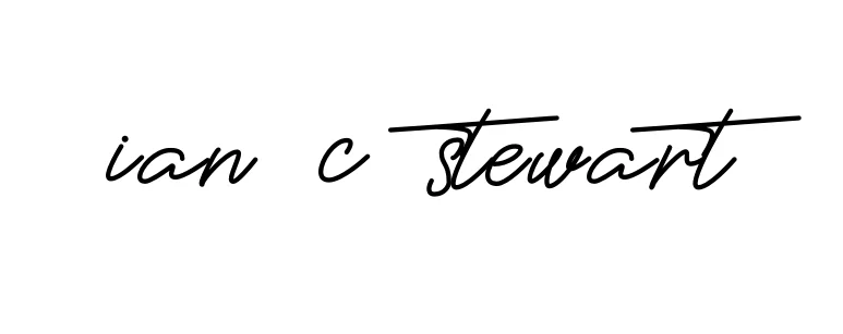 Handwritten Signature for Ian-c-stewart - Style 150 Online