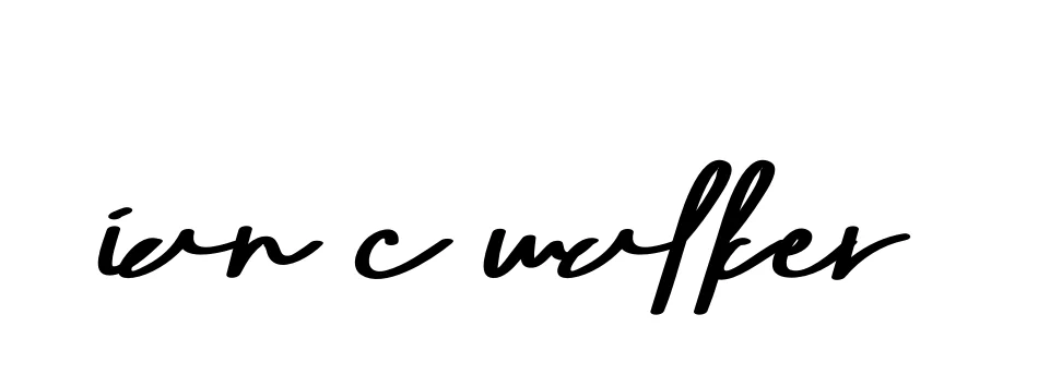 Handwritten Signature for Ian-c-walker - Style 135 Online