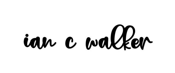 Handwritten Signature for Ian-c-walker - Style 136 Online