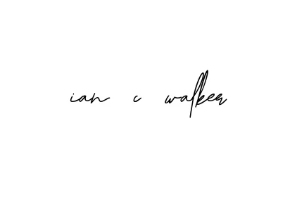 Handwritten Signature for Ian-c-walker - Style 139 Online