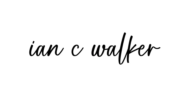 Handwritten Signature for Ian-c-walker - Style 142 Online